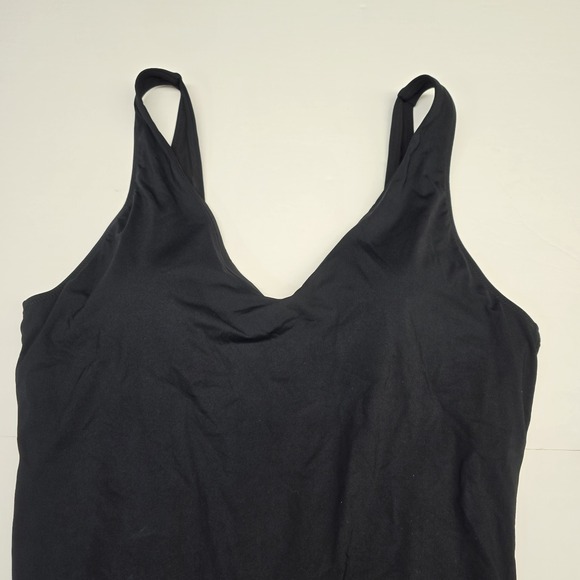 Athleta Bathing Suit Swimsuit Women LG Black One Piece Beach Summer Vacation - Picture 3 of 12